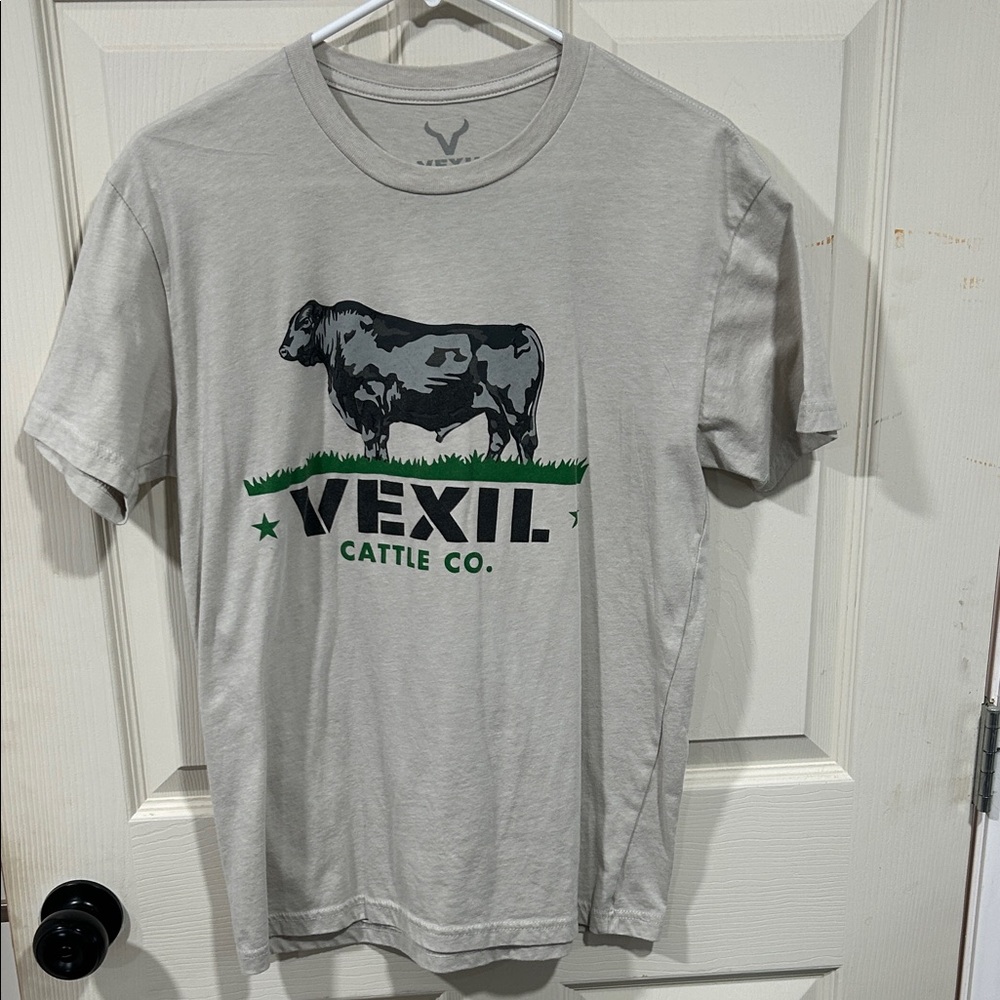 Cattle Co. Light Gray Men's T-Shirt